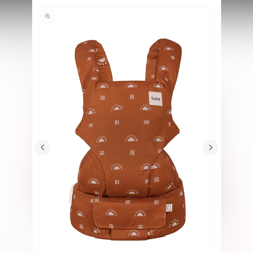 Tula Sunburst Patterned Kids Carrier - Warm Brown